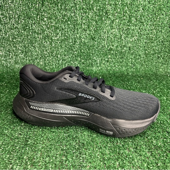 Brooks Glycerin GTS 21 Womens Size 7 B Black Athletic Running Shoes Sneakers - Picture 6 of 12